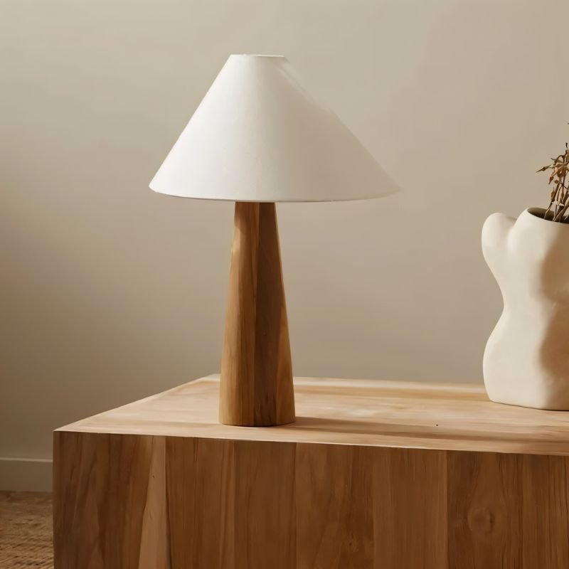 Wood Table Lamp