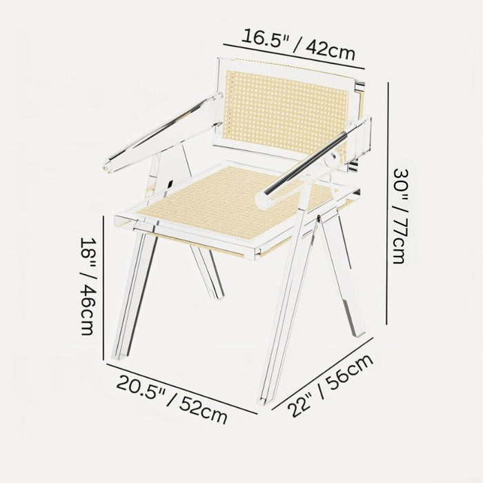 Arcus Accent Chair Size