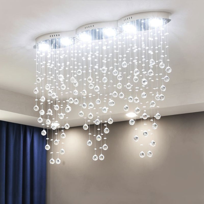 Cascata Crystal Ceiling Light