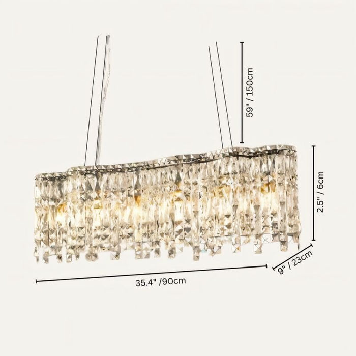 Cerah Chandelier Size