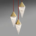 Conus Alabaster Chandelier - Modern Lighting Fixture