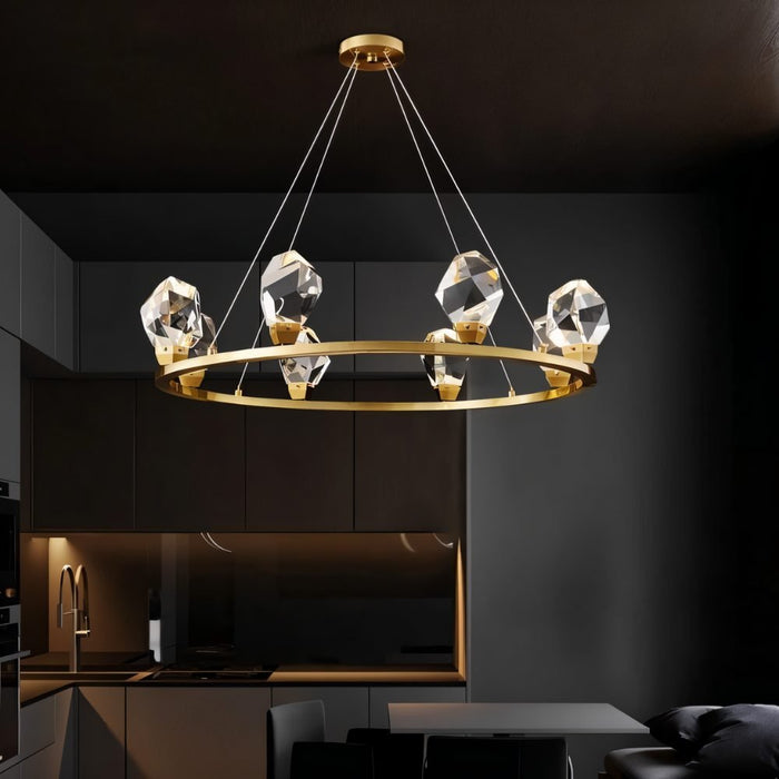 Cristal Round Chandelier - Dining Room Lighting