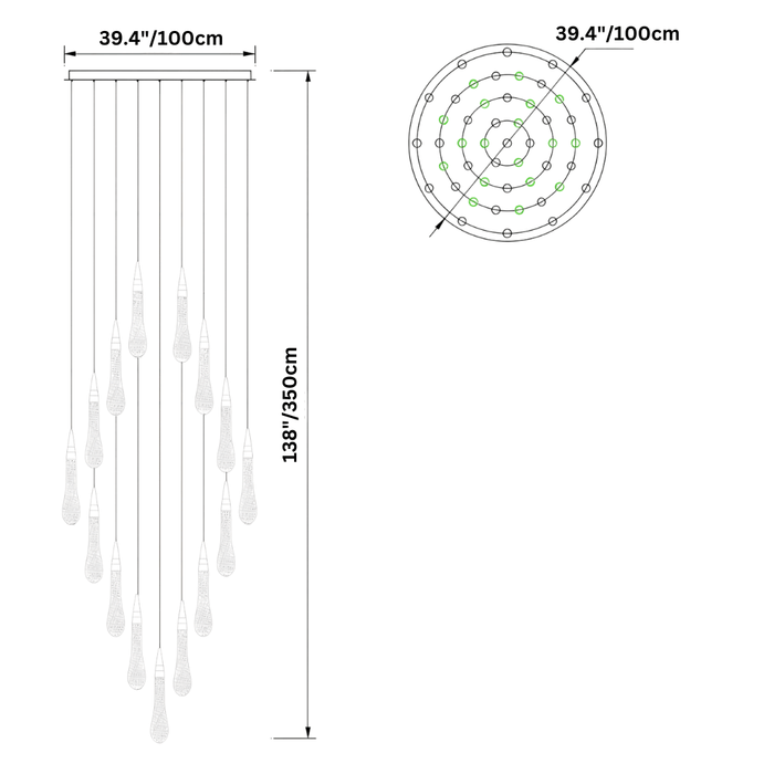 Drop Round Chandelier - Residence Supply