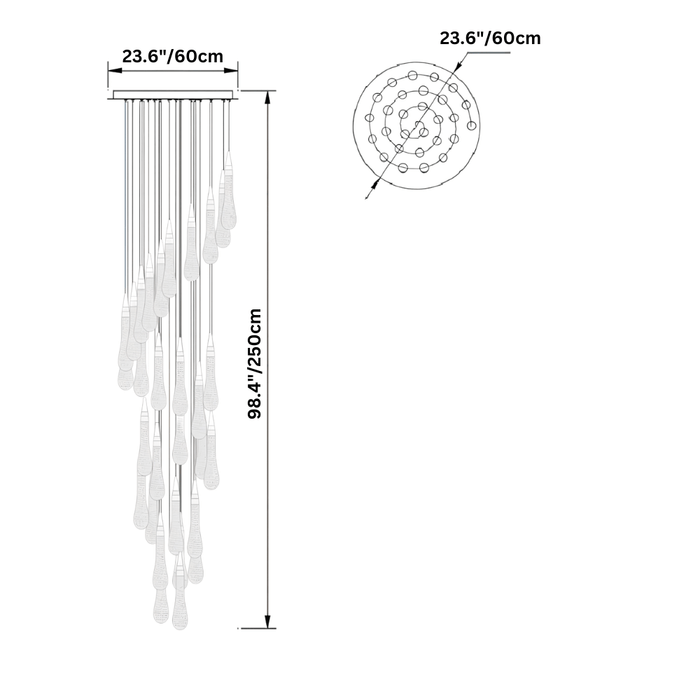 Drop Round Chandelier - Residence Supply