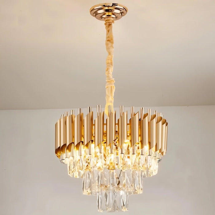 Fayadan Round Crystal Chandelier - Residence Supply