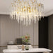 Glere Round Chandelier - Modern Lighting for Dining Table