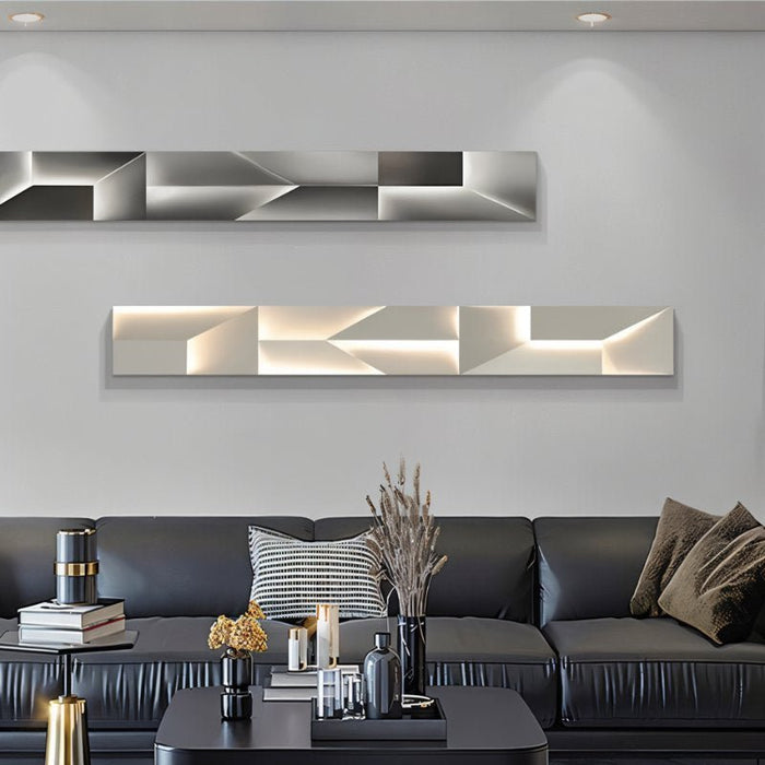 Gradient Illuminated Art - Light Fixtures for Living Room