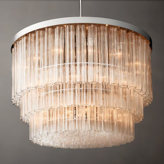 Kheme Round Chandelier - Modern Lighting