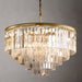 Kimasu Tiered Round Chandelier - Modern Lighting Fixture