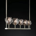 Kurst 5 Linear Glass Chandelier - Residence Supply