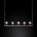 Kurst 5 Linear Glass Chandelier - Residence Supply