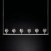 Kurst 6 Linear Glass Chandelier - Residence Supply