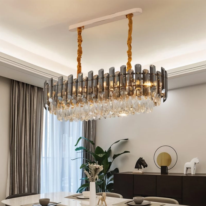 Misbah Linear Chandelier - Dining Room Lighting