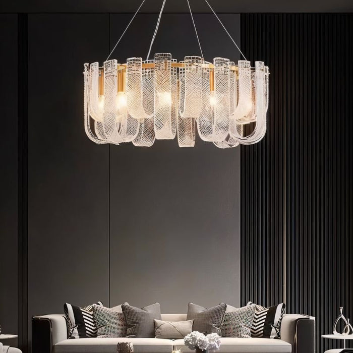 Mudil Round Chandelier - Living Room Lights