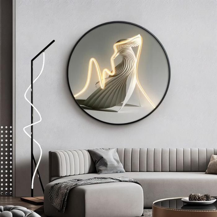 Origami Lines Illuminated Art - Residence Supply