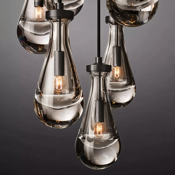 Pulcher Glass Tears Chandelier - Residence Supply