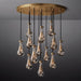 Pulcher Glass Tears Chandelier - Residence Supply