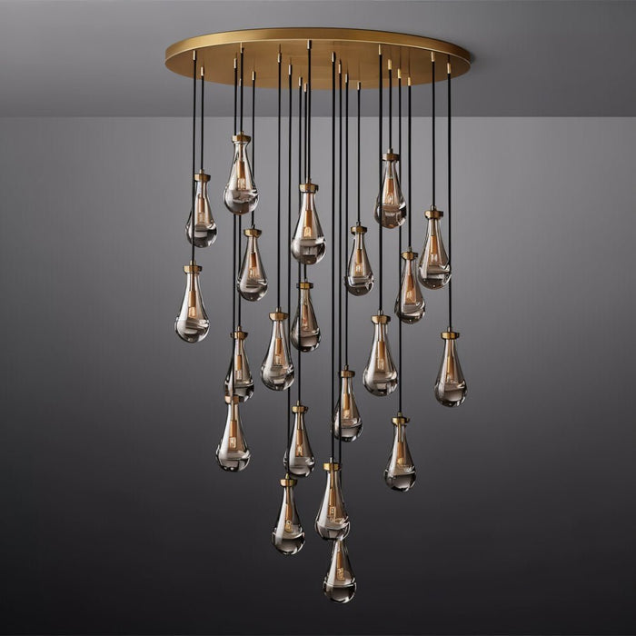 Pulcher Glass Tears Chandelier - Residence Supply