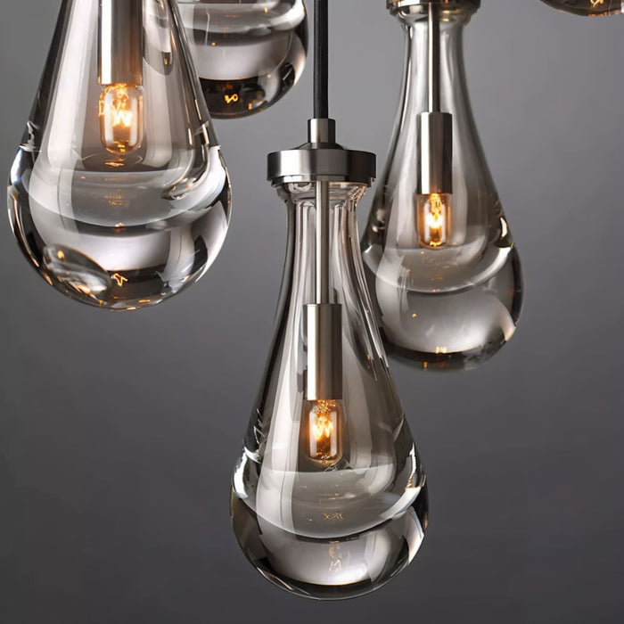 Pulcher Glass Tears Chandelier - Residence Supply