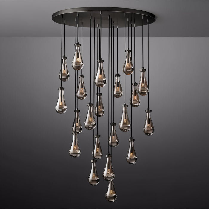 Pulcher Glass Tears Chandelier - Residence Supply