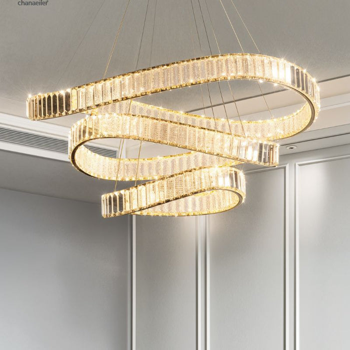 Ringan Crystal Chandelier - Modern Chandeliers