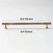 Sean Brass Knob & Pull Bar - Residence Supply