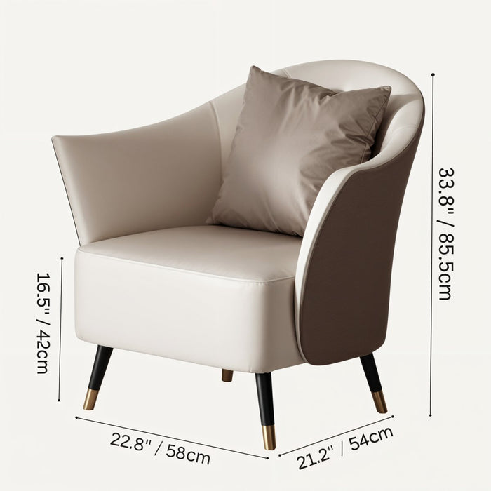 Minimalist Sedia Accent Chair 