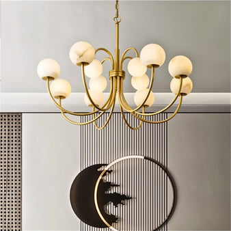 Sefet Alabaster Chandelier - Modern Chandeliers