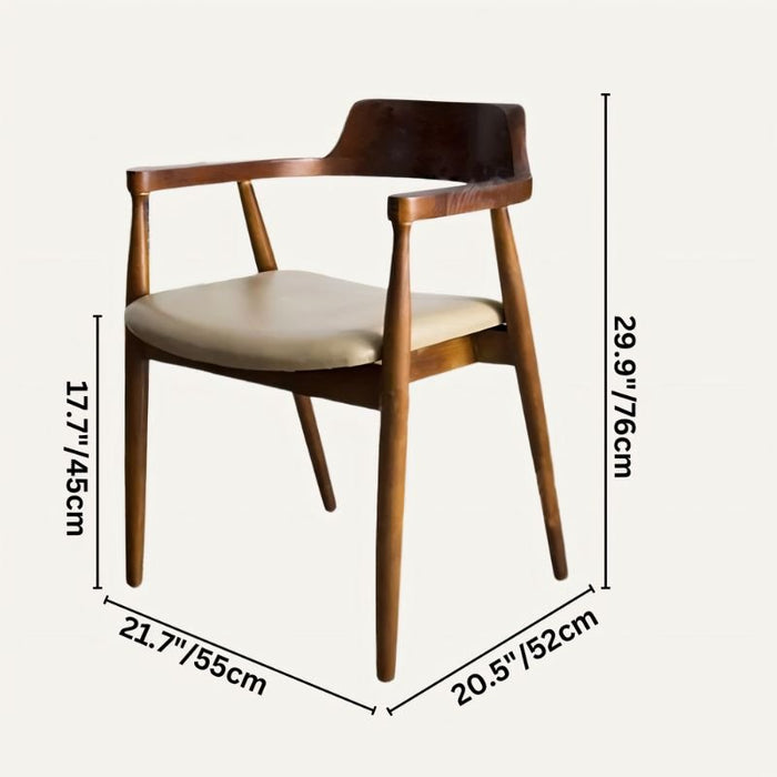 Shiru Dining Chair Size Chart