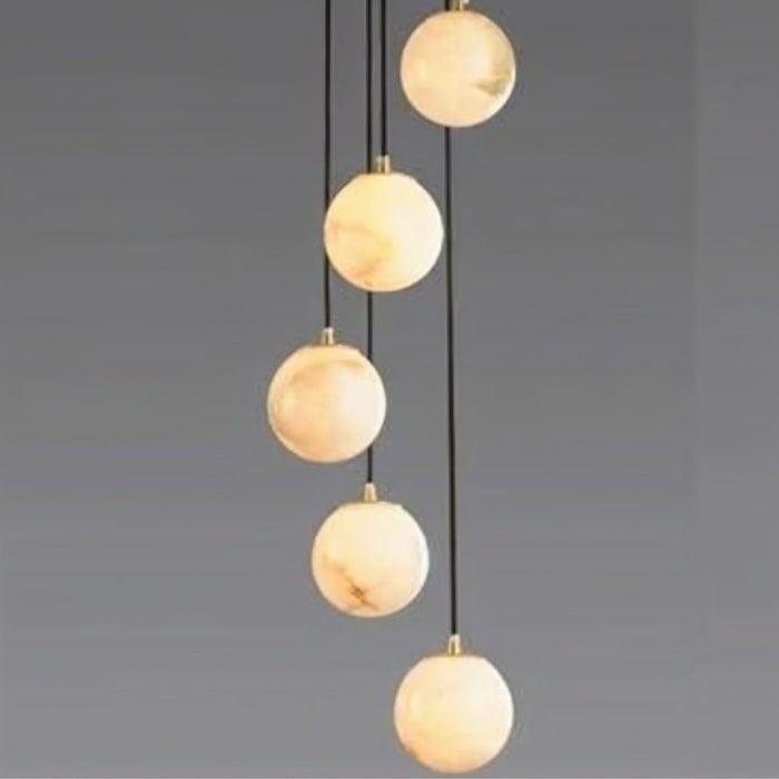 Tama Alabaster Chandelier Light - Residence Supply