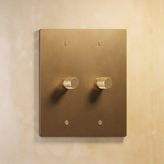 The Brass Rotary Dimmer Switch (3 - Way) - Residence Supply