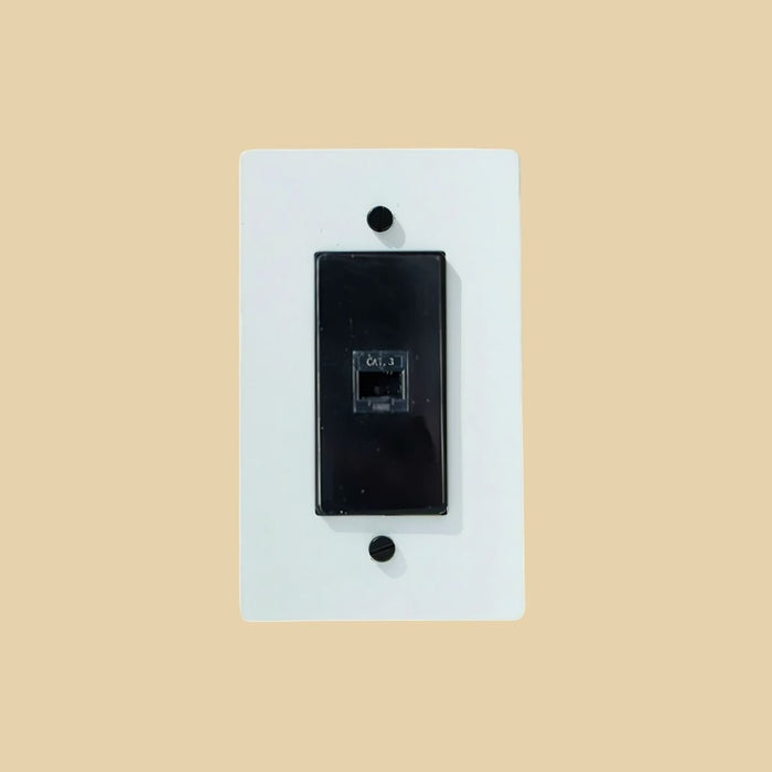 The Brass Telephone Socket (RJ11) (1 - Gang) - Residence Supply