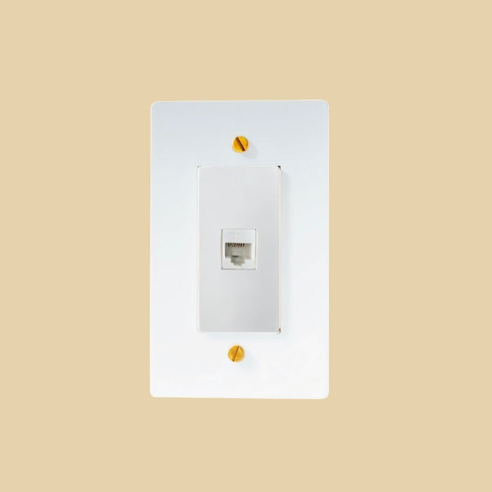 The Brass Telephone Socket (RJ11) (1 - Gang) - Residence Supply