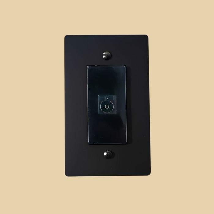 The Brass TV Socket (1 - Gang) - Residence Supply