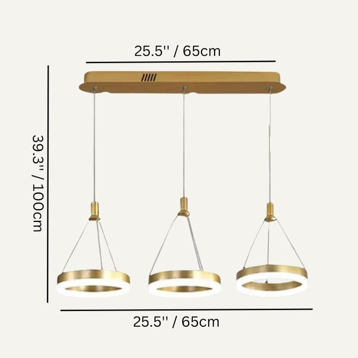 Aitu Round Chandeliers Size 