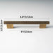 Archa Knob & Pull Bar Size Chart