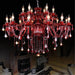 Brigitte Chandelier - Red - Residence Supply