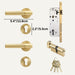 Kuzbu Handle and Lock - Residence Supply