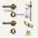 Kuzbu Handle and Lock - Residence Supply