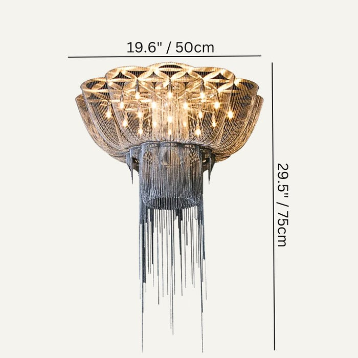 Lucis Ceiling Lamp Size Chart