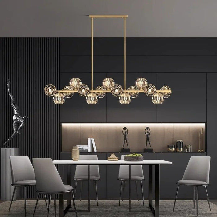 Beautiful Serenity Linear Chandelier