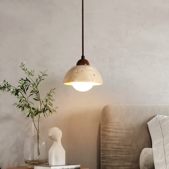 Travertine Pendant Light - Residence Supply