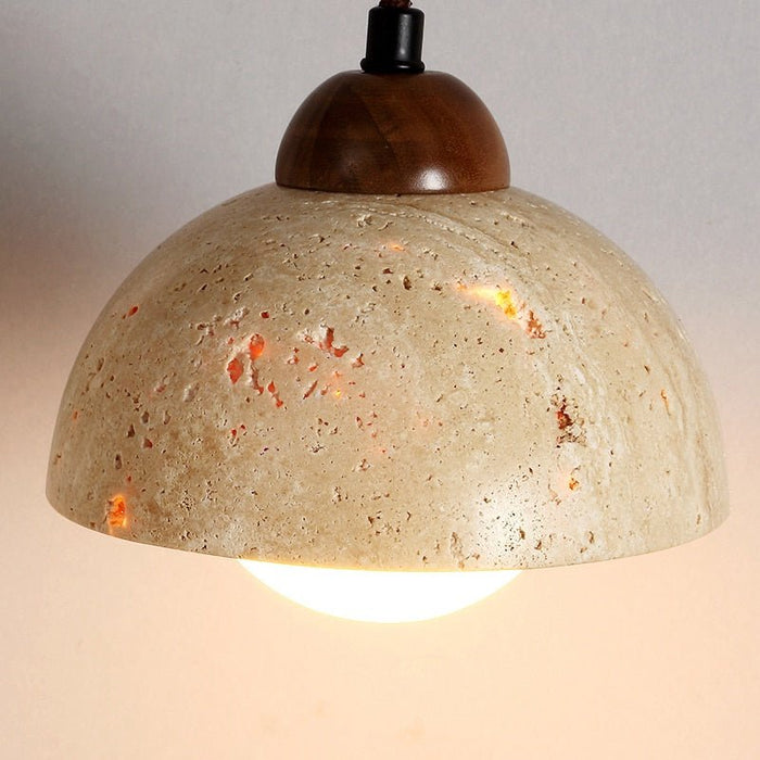 Travertine Pendant Light - Residence Supply