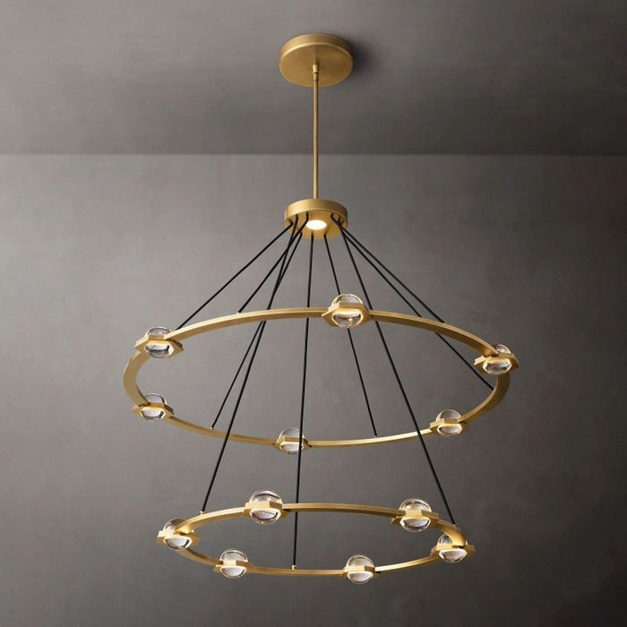 Zohar 2-Tier Round Chandelier - Open Box (New) - Residence Supply